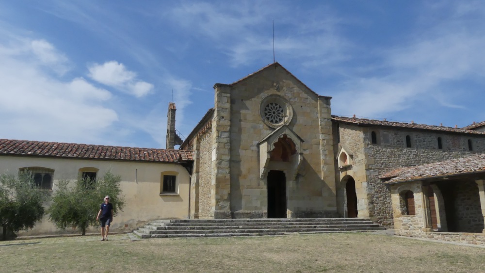 Eingang zum Kloster in Fiesole.